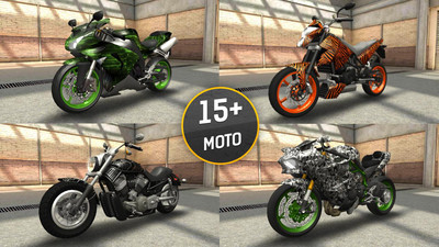 摩托赛车3D完整版截图1