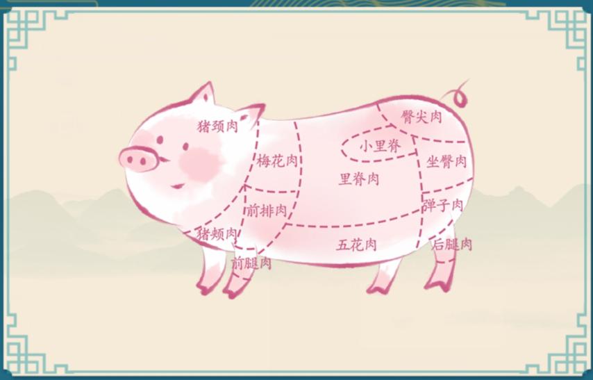 汉字神操作猪猪超可爱通关方法分享